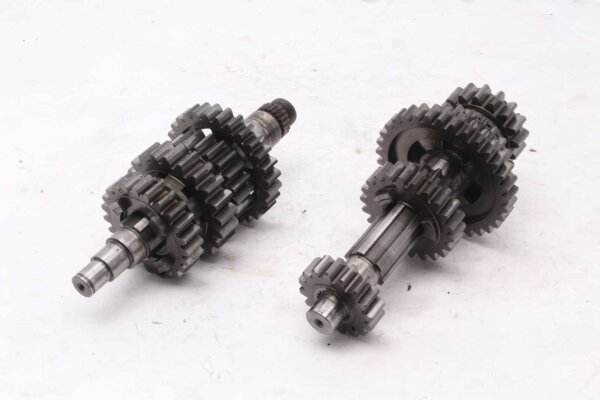 Gearbox main shaft auxiliary shaft shift drum shift dogs BMW F 650 GS R13 00-03