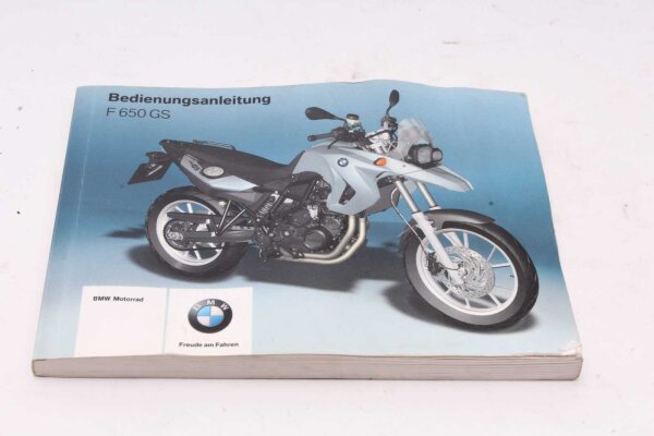 Manual de instrucciones de la motocicleta BMW F 650 GS Twin E8GS 0218 08-12