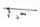 Gearshift lever linkage shaft gearbox Honda Honda CB 750 F Boldor RC04 79-83