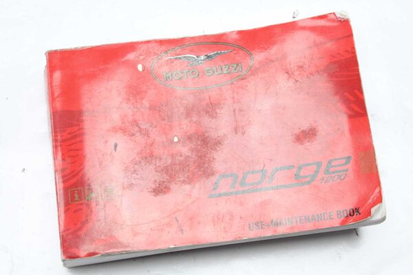 Operating instructions Maintenance book Moto Guzzi Norge 1200 4V LP H011 06-10