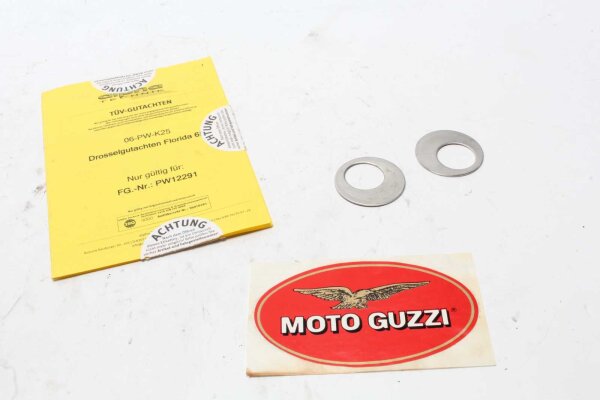 Kaasuläppäsarja kaasuläppälevyjen alennusventtiilit Moto Guzzi V 65 Florida PW 86-95