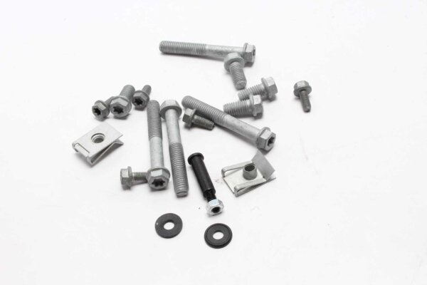 Befestigungsschrauben Set Fußrasten hinten Halteklemmen KTM universell -