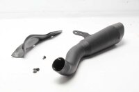 Silenciador trasero escape deportivo cubierta de carbono...