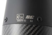 Protezione termica in carbonio per scarico sportivo silenziatore posteriore Kawasaki Z 900 B 19-19