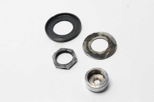 Ensemble de capuchons de protection pour écrous de fixation de pont de fourche Moto Guzzi V 11 Sport KR 99-03