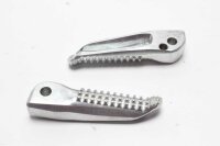 Repose-pieds aluminium nervuré paire gauche droite...