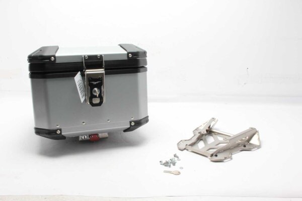 Alukoffer Topcase mit Montageplatte Zweitschlüssel hinten oben Yamaha universell