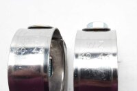 Avgasklämmor grenrörskoppling rostfritt stål vänster Moto Guzzi V7 750 Racer 14-14