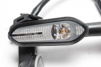Coppia di indicatori di direzione a LED anteriori sinistro destro neri trasparenti Yamaha MT-07 700 A 25-25