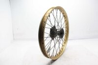 Forhjulsnav med guld egerfælg Yamaha XT 600 2KF 87-90