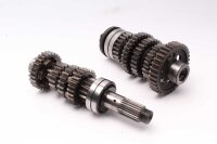 Gearbox main shaft auxiliary shaft shift shaft gears Honda CB 650 RC03 79-82