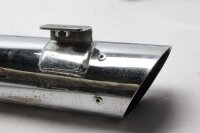 Avgasdämpare krom Harley-Davidson Dyna Fat Bob 1690 FXDF 14-14