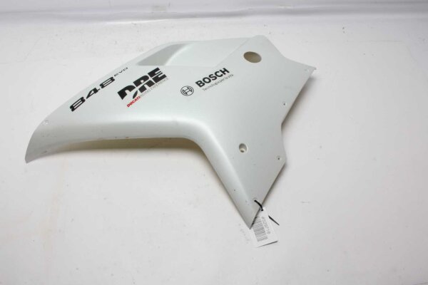 Panel lateral izquierdo delantero orificio protector ABS blanco Ducati 848 848 Evo 12-12