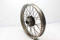 Egerfælg forreste tromlebremsenav 1,85x18 Yamaha RD 250 DX 1A2 76-79