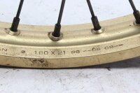 Vorderrad Felge Speichenrad 21 Zoll Nabe vorne Enduro Yamaha XT 600 2KF 87-90