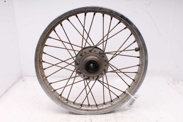 Spoked rim front wheel drum brake wheel hub front Yamaha RD 125 D-DX AS3 73-75