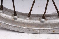 Spoked rim front wheel drum brake wheel hub front Yamaha RD 125 D-DX AS3 73-75