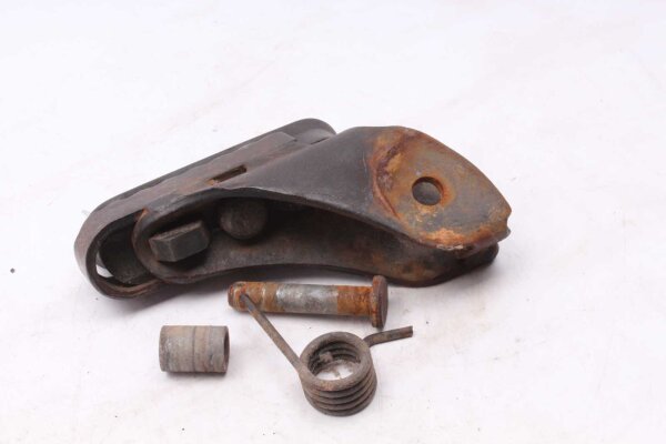 Reposapiés delantero izquierdo, almohadilla de goma para el pedal, soporte, resorte BMW F 650 GS R13 00-03