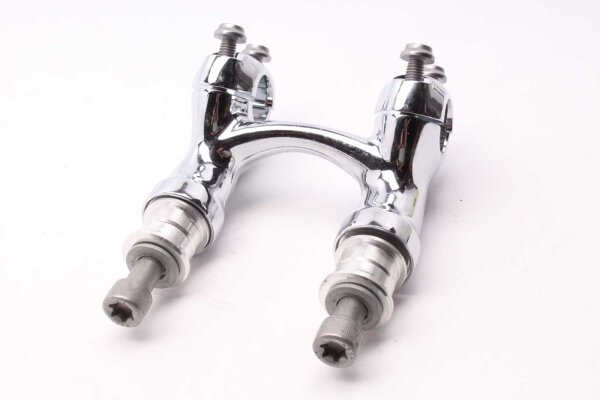 Krominen ohjaustangon korotuspala, 25,4 mm yleiskäyttöinen ohjaustangon korotuspalasovitin Lenker universell