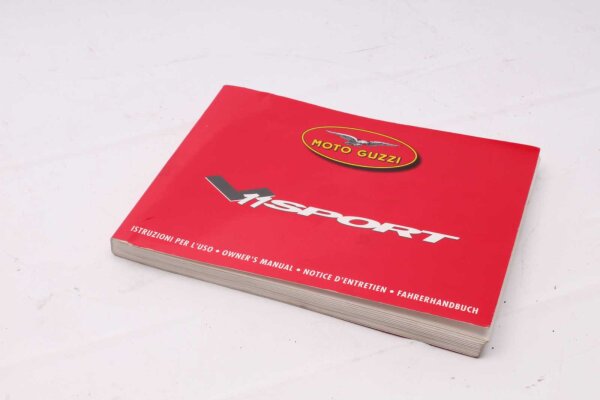 Kuljettajan käsikirja Käyttöohjeet Moto Guzzi V 11 Sport KR 99-03