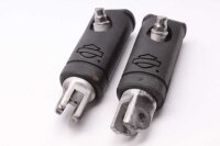 Voetsteunen links- en rechtsvoor met rubberen pads Harley Davidson universell