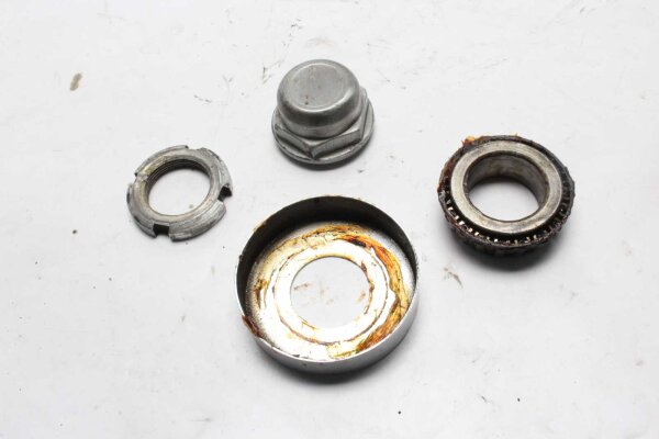 Set cuscinetti sterzo, ponte forcella, controdado, tappo antipolvere BMW R 100 S 0376 79-80