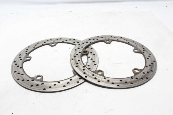 Borede bremseskiver foran venstre og højre, ventilerede BMW K 1200 LT K2LT 99-03