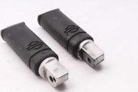 Jalkatukisarja, kumia, vasen ja oikea, kuljettaja ja matkustaja Harley Davidson universell