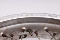 Rueda trasera con llanta de radios, buje de 3.00x17, freno de 36 agujeros BMW F 650 GS R13 00-03