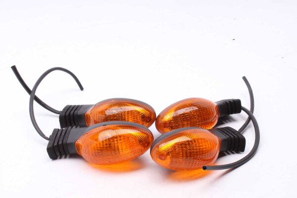 Framblinkersset, vänster och höger, orange, universal Ducati universell