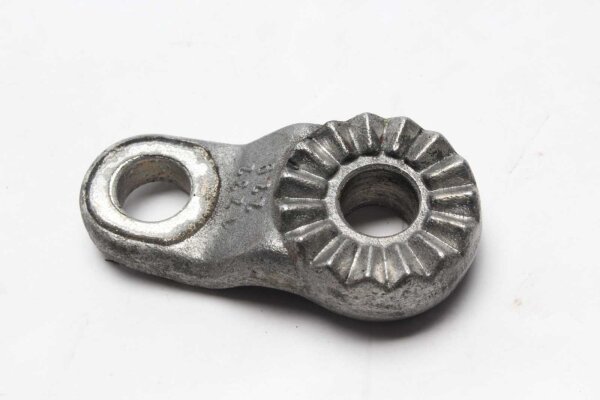 Fußrastenhalter Trägerplatte vorne rechts Verzahnung BMW R 100 S 0376 79-80