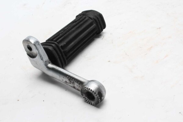 Repose-pieds, support pour pilote, caoutchouc, avant gauche, support nervuré BMW R 100 S 0376 79-80