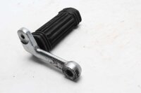 Footrest, rider mount, rubber, front left, ribbed mount...