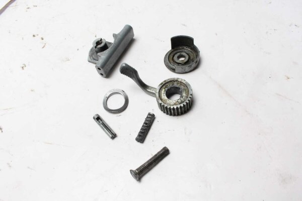 Choke cable mechanism, lever, linkage, choke rod (view) BMW R 100 S 0376 79-80