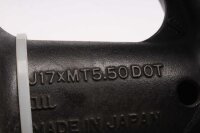 Jante de roue arrière 17 pouces, roulement de moyeu 5.50 Suzuki GSF 1200 Bandit GV75A 96-00