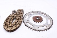 Chain kit, sprocket, chain, chainring, drive set BMW F 650 GS R13 00-03