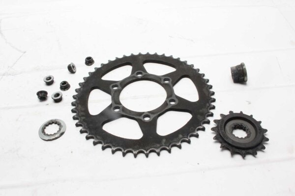 Kit catena, set pignone, kit trasmissione Kawasaki VERSYS 650 KLE650D LE650C 10-14