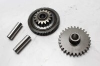 Laturin vapaakäynnistimen hammaspyörä...