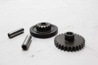 Laturin vapaakäynnistimen hammaspyörä...