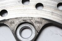 Rear brake disc, drilled, ABS ring Kawasaki VERSYS 650 KLE650D LE650C 10-14