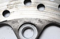 Rear brake disc, drilled, ABS ring Kawasaki VERSYS 650 KLE650D LE650C 10-14