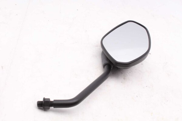 Achteruitkijkspiegel, zwart, rechthoekig, met schroefdraad, spiegelarm, achteruitkijkspiegel Ducati universell