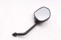 Achteruitkijkspiegel, zwart, rechthoekig, met schroefdraad, spiegelarm, achteruitkijkspiegel Ducati universell