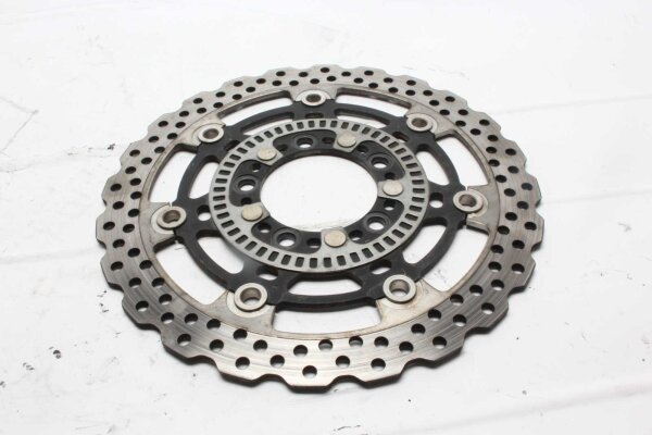 Jarrulevy, reiitetty, vasen, 4,5 mm, ABS Kawasaki VERSYS 650 KLE650D LE650C 10-14