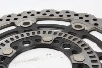 Jarrulevy, reiitetty, vasen, 4,5 mm, ABS Kawasaki VERSYS 650 KLE650D LE650C 10-14