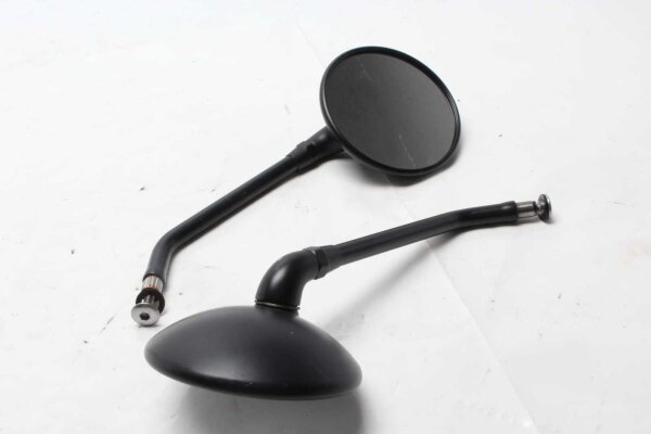 Backspegelset, rund, svart, vänster och höger Triumph Bonneville 900 T100 08-08