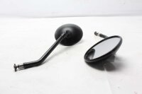 Backspegelset, rund, svart, vänster och höger Triumph Bonneville 900 T100 08-08