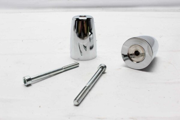 Krommade styrvikter, skydd för styrets ändstycken Vespa/Piaggio GTS 300 i.e Super Sport 24-24