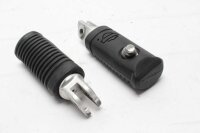 Fotstöd förare passagerare vänster höger gummi Harley Davidson universell