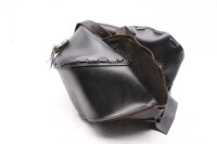 Nahkainen satulalaukku, matkatavaralaukku, kiinnityshihnat, yleiskäyttöinen moottoripyörä Yamaha universell